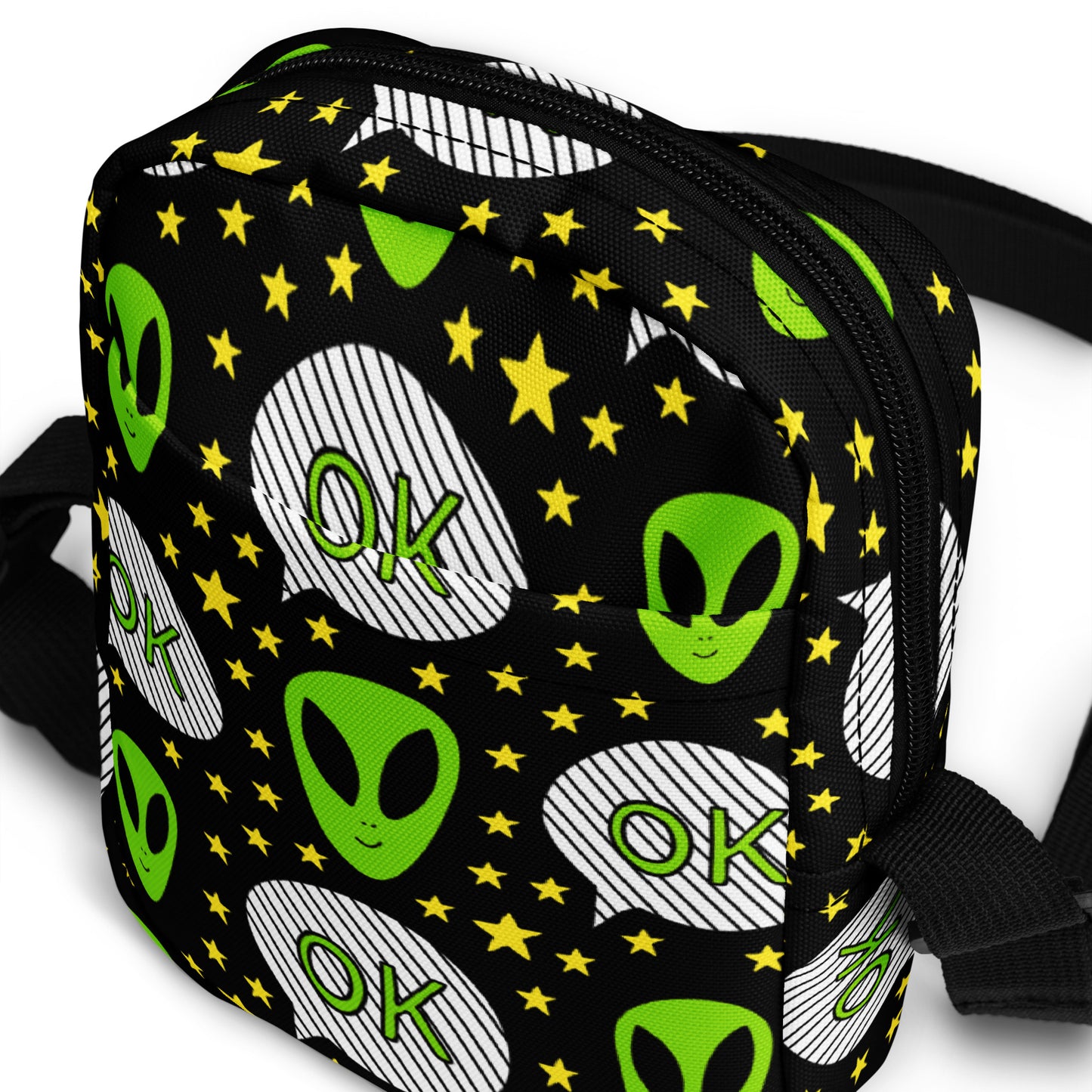 Alien OK - Utility crossbody bag Utility Cross Body Bag Sci Fi