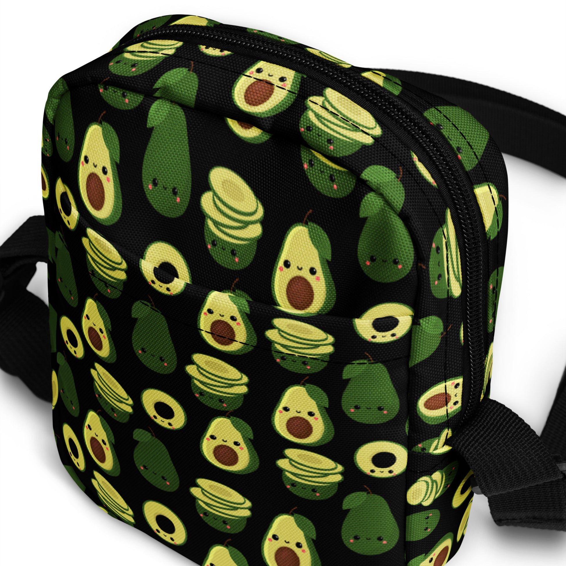 Cute Avocado's - Utility crossbody bag Utility Cross Body Bag Food Globally Fulfilled Printed Offshore