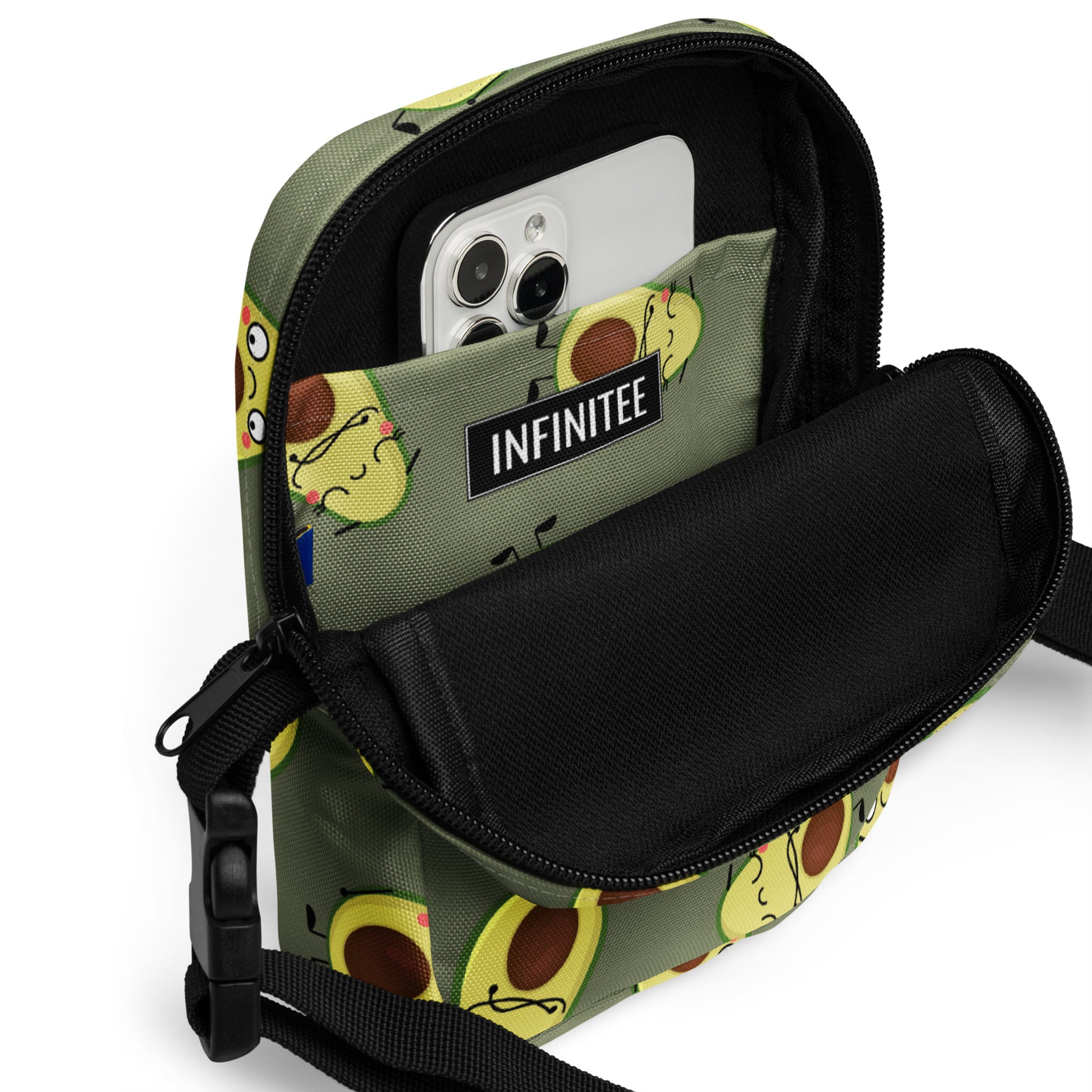 Avocado Characters - Utility crossbody bag Utility Cross Body Bag Food