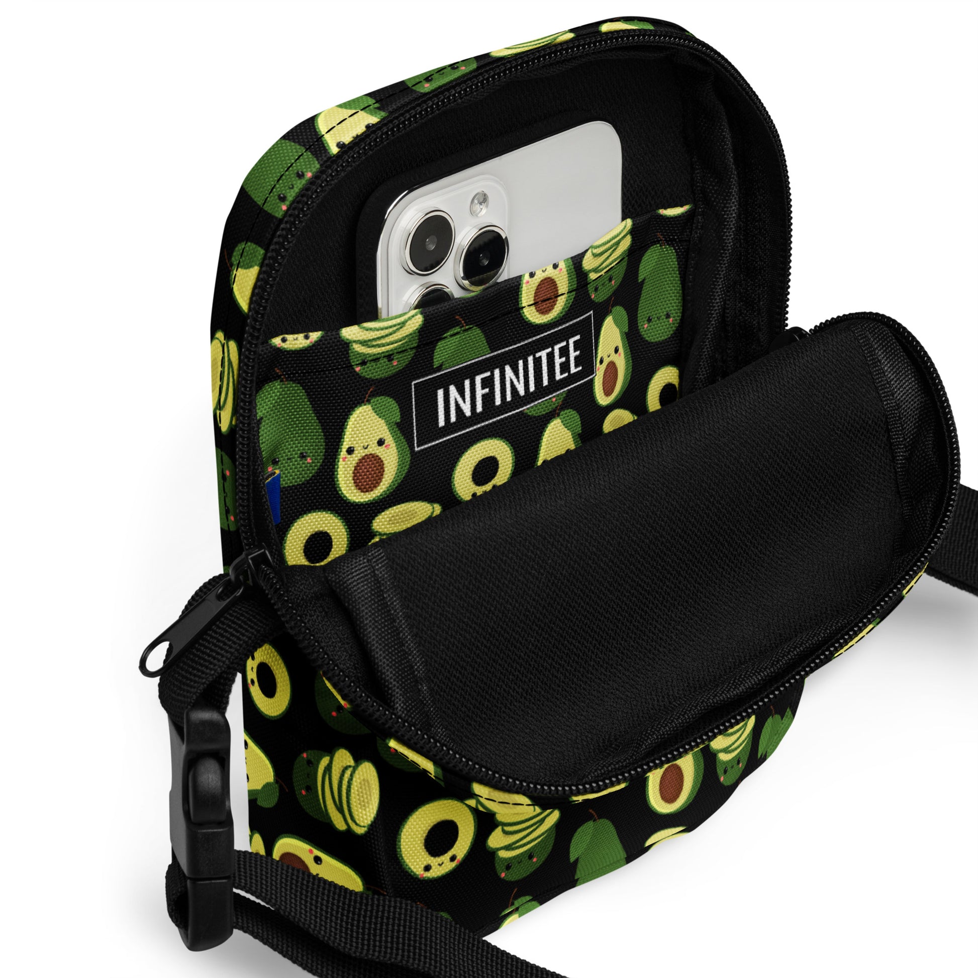 Cute Avocado's - Utility crossbody bag Utility Cross Body Bag Food Globally Fulfilled Printed Offshore