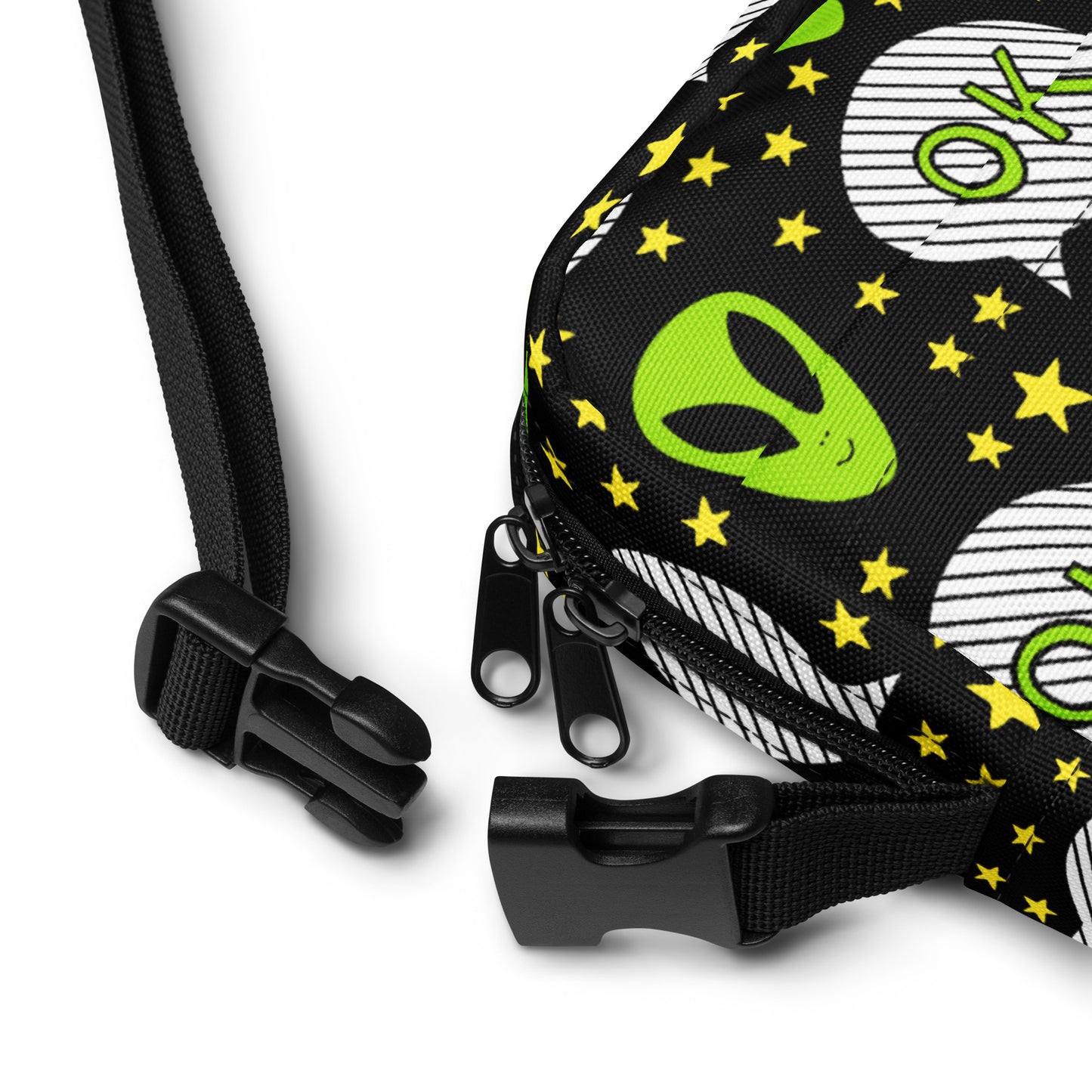 Alien OK - Utility crossbody bag Utility Cross Body Bag Globally Fulfilled Printed Offshore Sci Fi