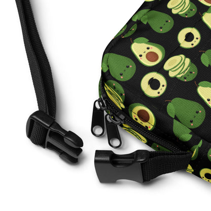 Cute Avocado's - Utility crossbody bag Utility Cross Body Bag Food Globally Fulfilled Printed Offshore