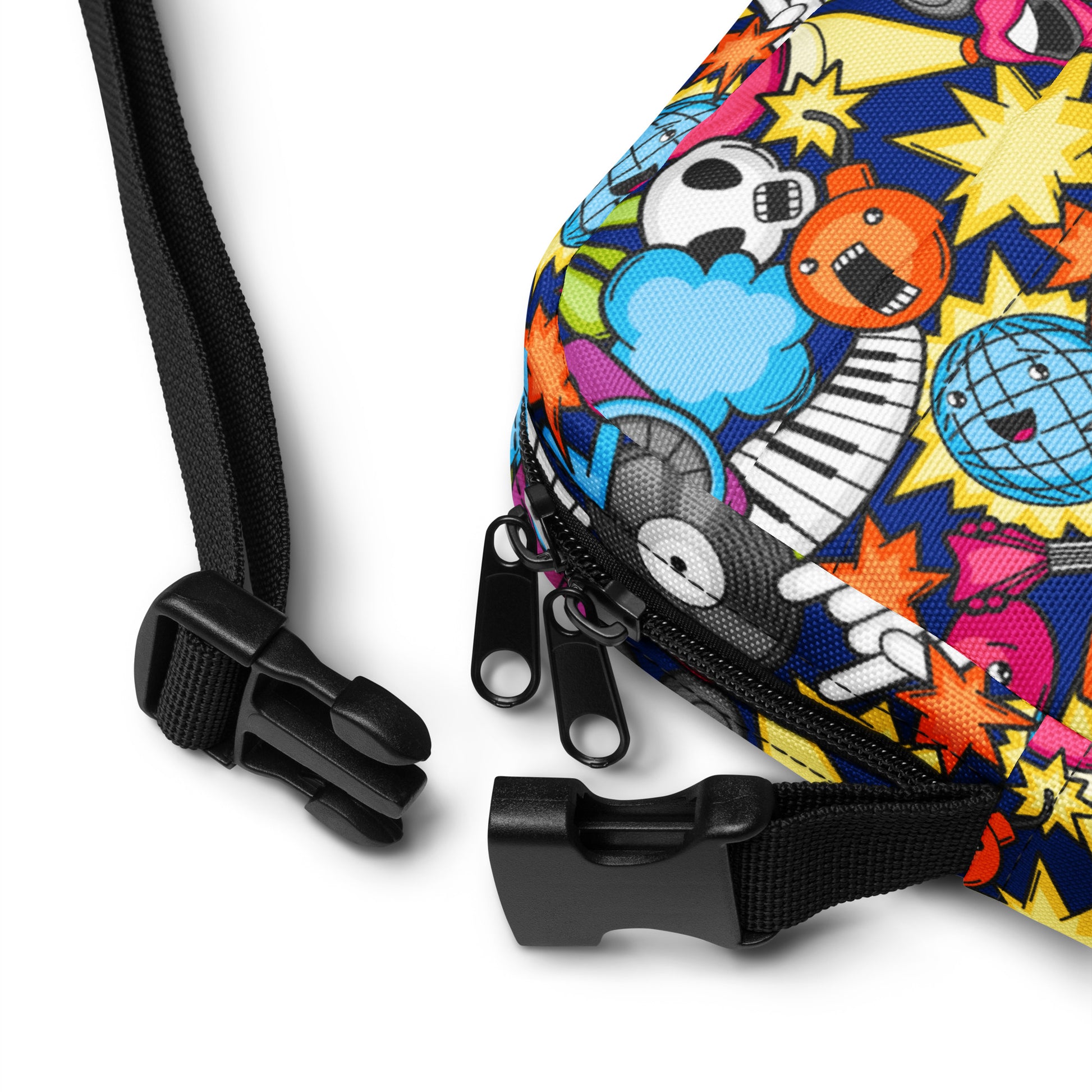 Sticker Music - Utility crossbody bag Utility Cross Body Bag Music