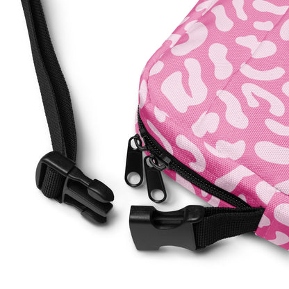 Pink Leopard - Utility crossbody bag Utility Cross Body Bag animal Globally Fulfilled Printed Offshore