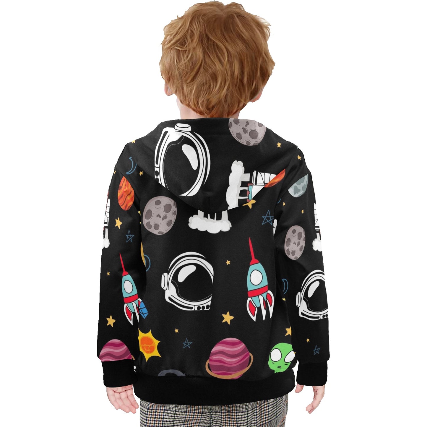 Kids Space - Junior Boys Zip Up Hoodie