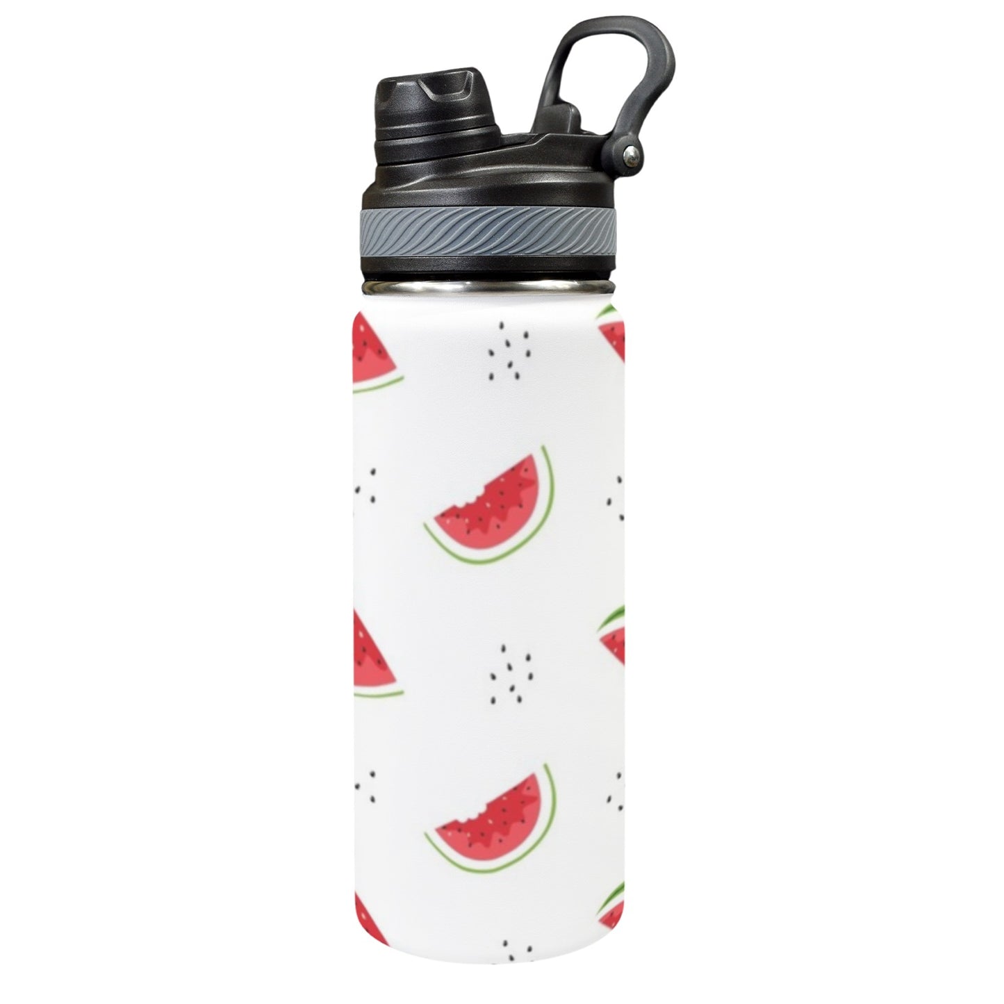 Watermelon - Insulated Water Bottle with Dual-Use Lid (18oz) Insulated Water Bottle with Dual-Use Lid (18oz) Food Printed Offshore