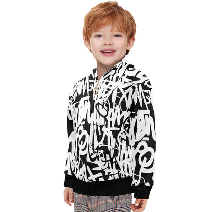 Graffiti - Junior Boys Zip Up Hoodie