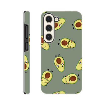 Avocado Characters - Phone Tough Case Galaxy S23 Phone Case food Globally Fulfilled