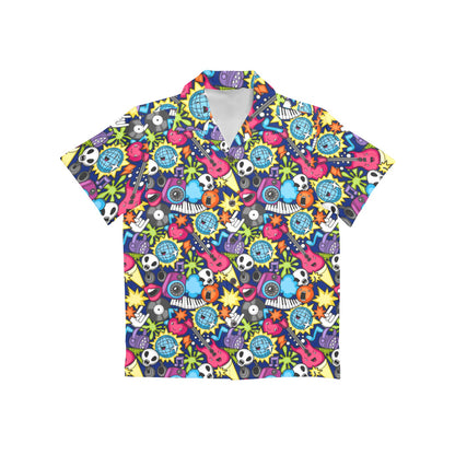 Sticker Music - Junior Boys Hawaiian Shirt