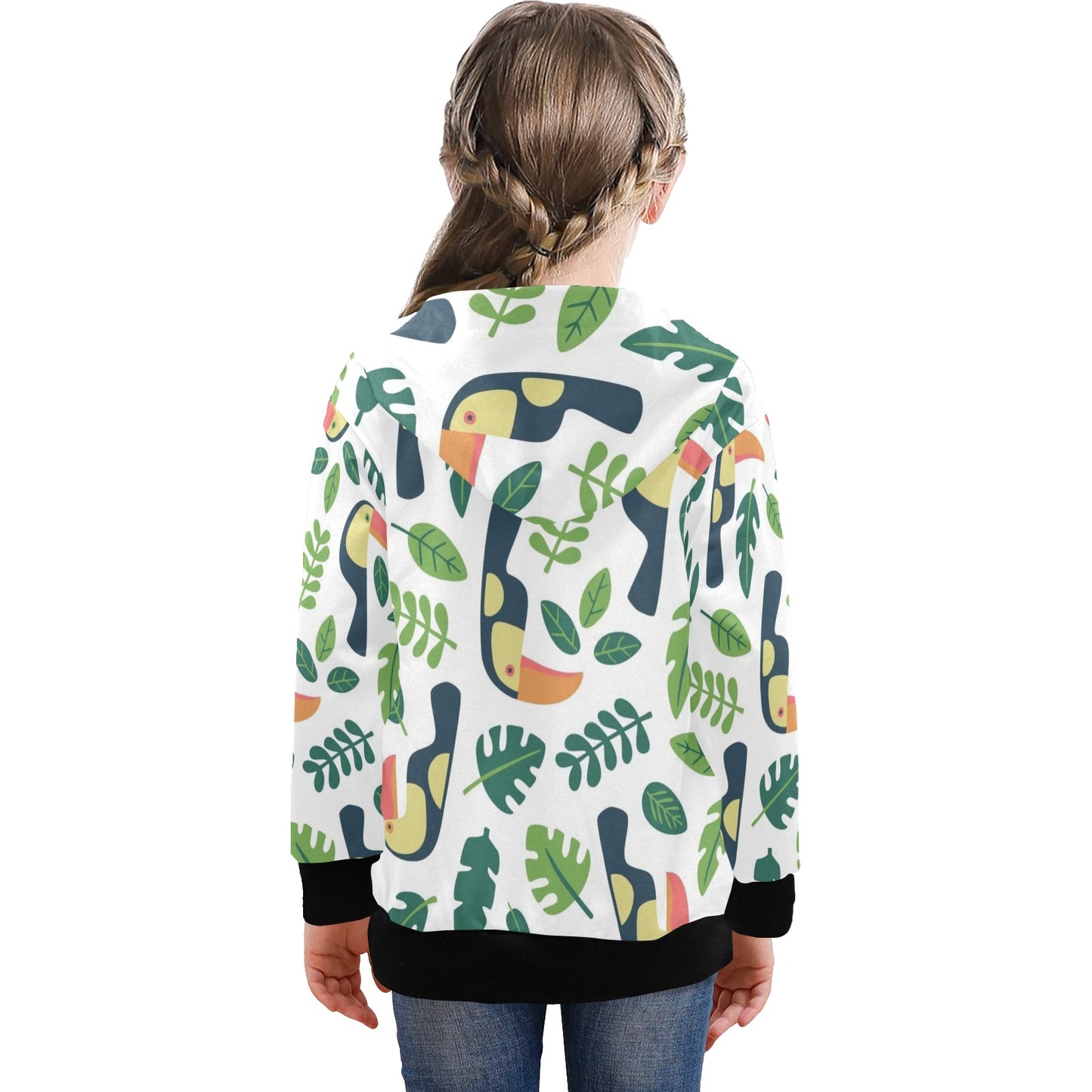 Toucans - Senior Girls Zip Up Hoodie