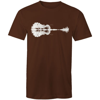 Guitar Reflection - Mens T-Shirt