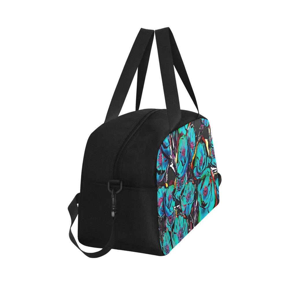 Flower It Blue - Gym Bag Gym Bag Printed Offshore