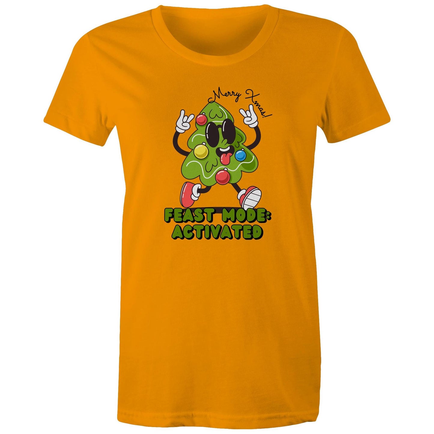 Christmas Feast Mode Activated - Womens T-shirt