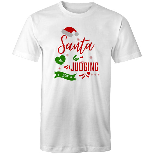 Santa Is Judging You - Mens T-Shirt