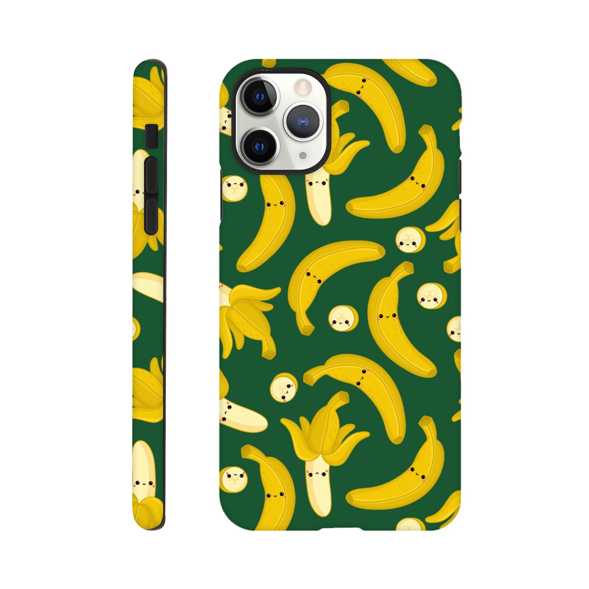 Happy Bananas - Phone Cases Tough case Apple - iPhone 11 Pro Max Print Material Globally Fulfilled