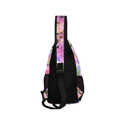 Bright Pink Floral - Cross-Body Chest Bag Cross-Body Chest Bag Printed Offshore