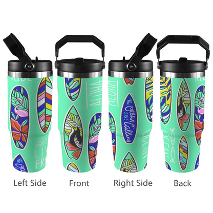 Aloha Surfboards - 30oz Tumbler with Top Handle