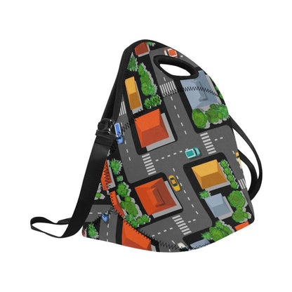 Road Map - Neoprene Lunch Bag/Large