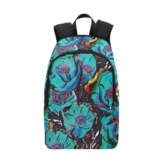 Flower It Blue - Fabric Backpack for Adult