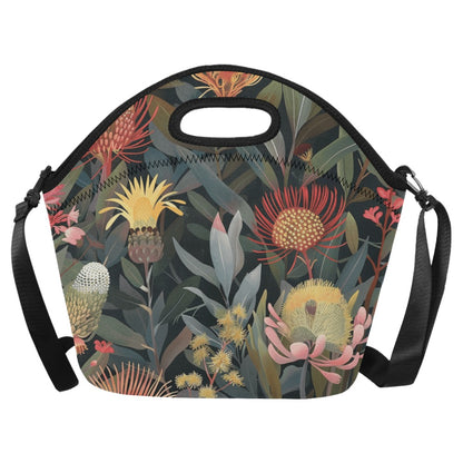 Australian Native Flowers - Neoprene Lunch Bag/Large