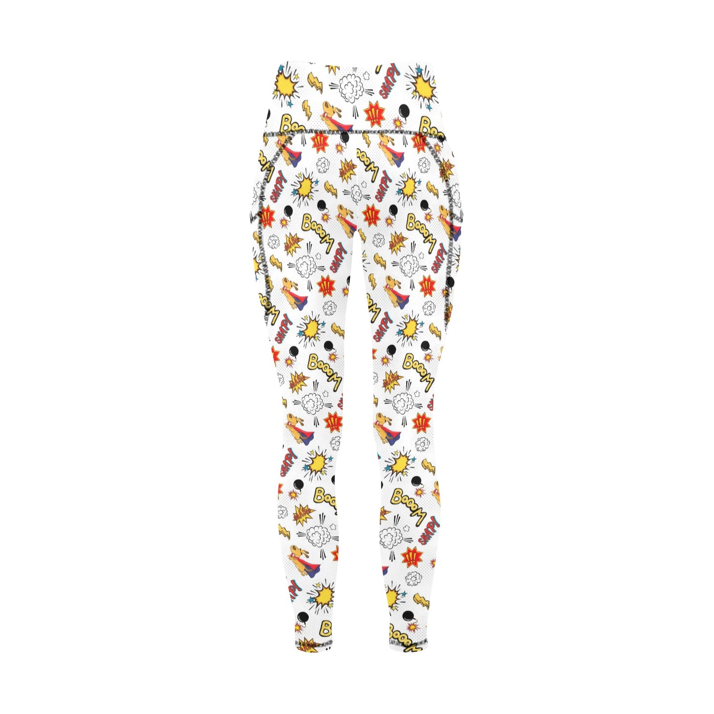 Super Dog - Women's All Over Print Leggings with Pockets