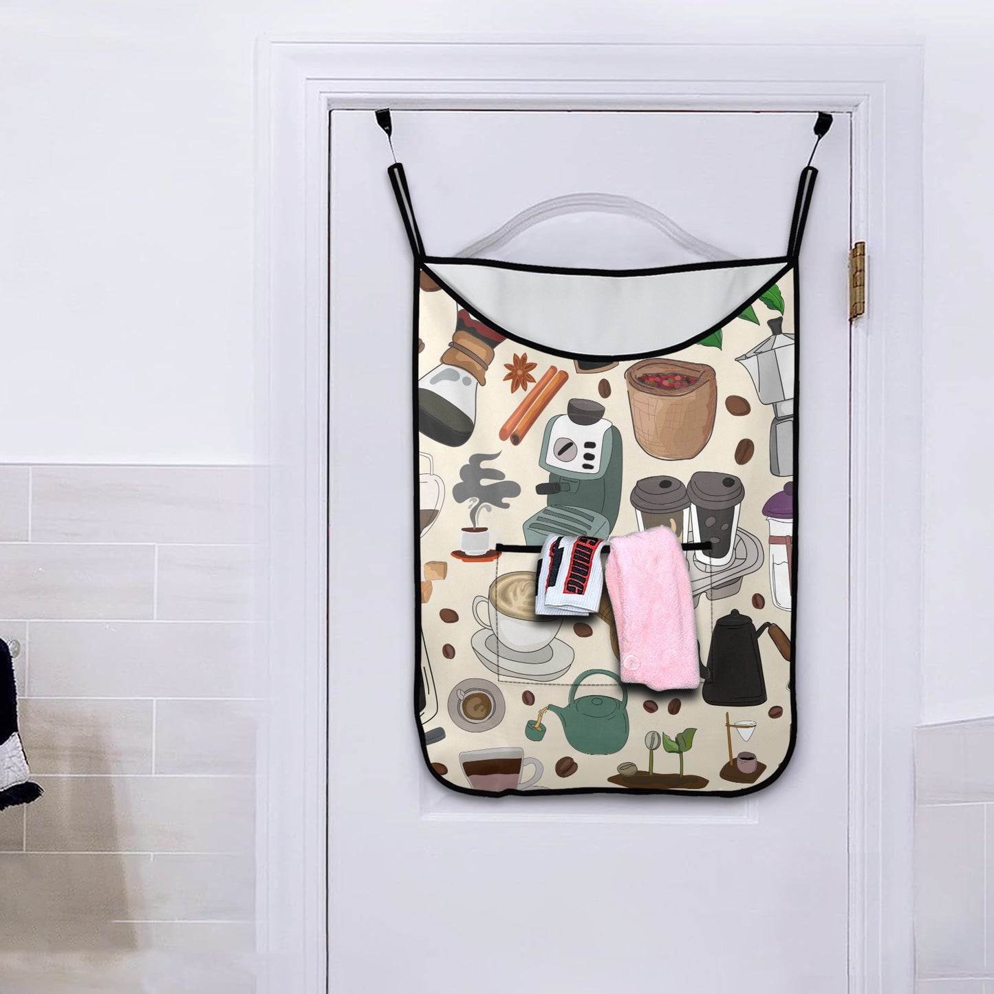 All The Coffee - Hanging Laundry Bag