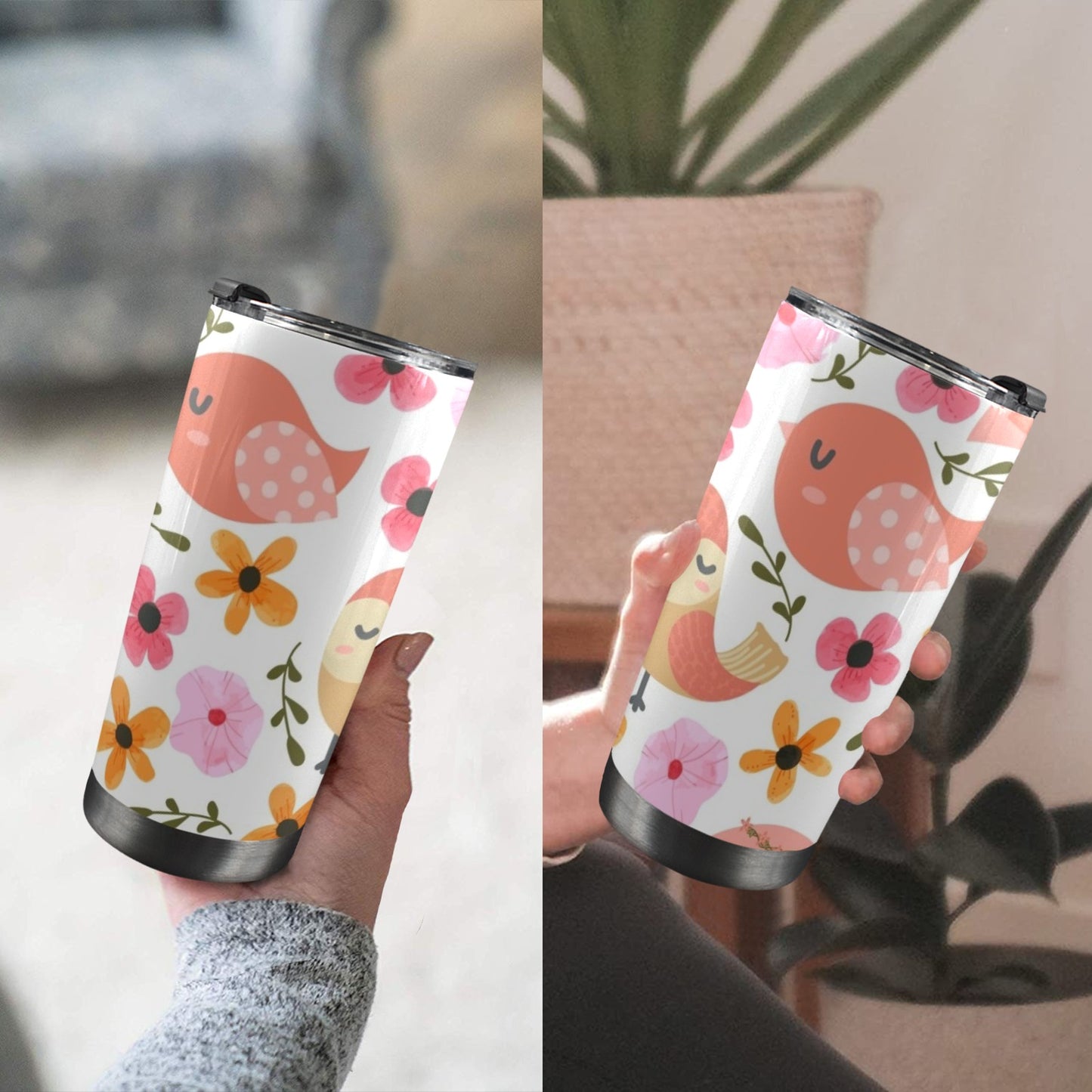 Lovely Birds - 20oz Travel Mug / Tumbler