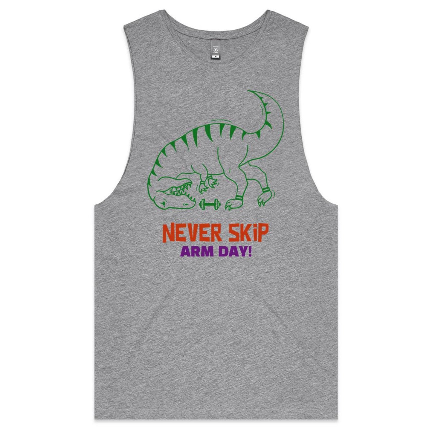 Never Skip Arm Day, T-Rex - Tank Top Tee