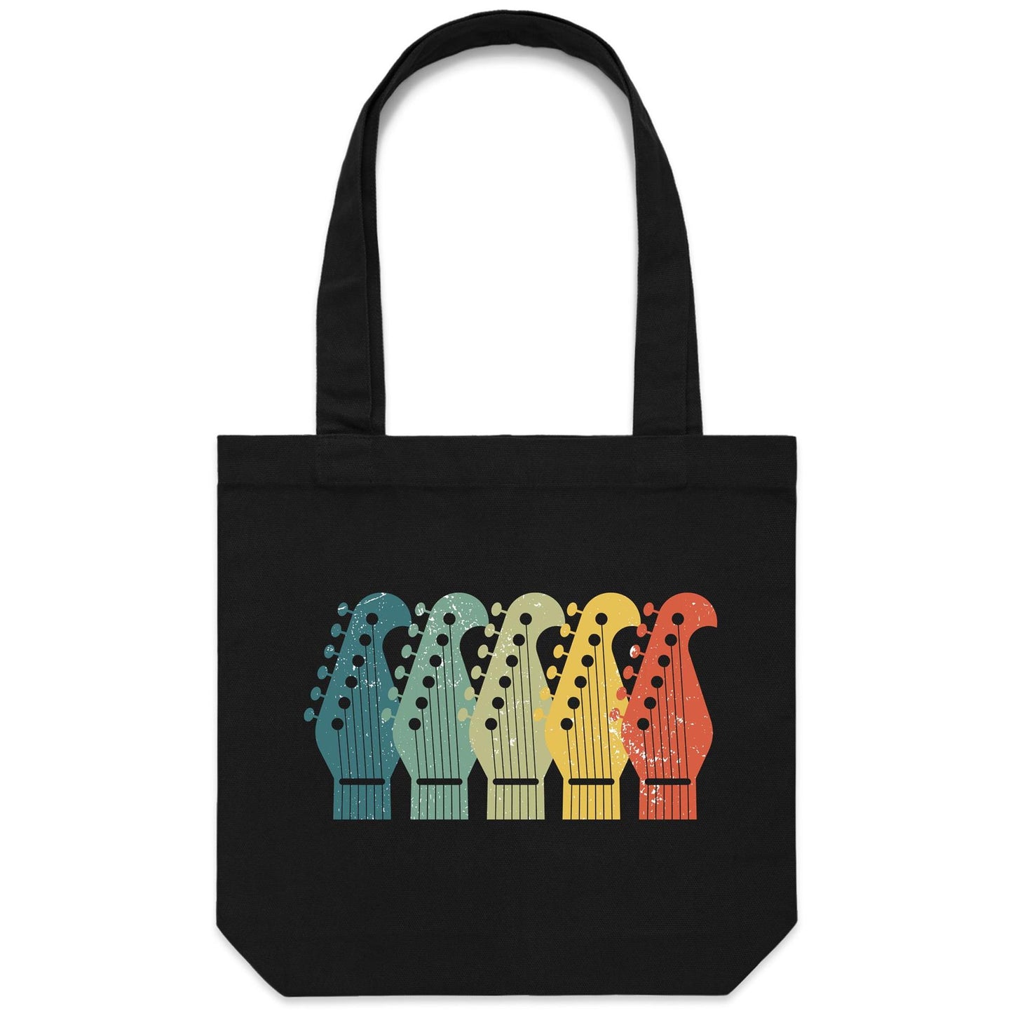 Guitar Headstocks - Canvas Tote Bag