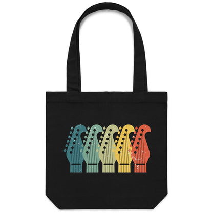 Guitar Headstocks - Canvas Tote Bag