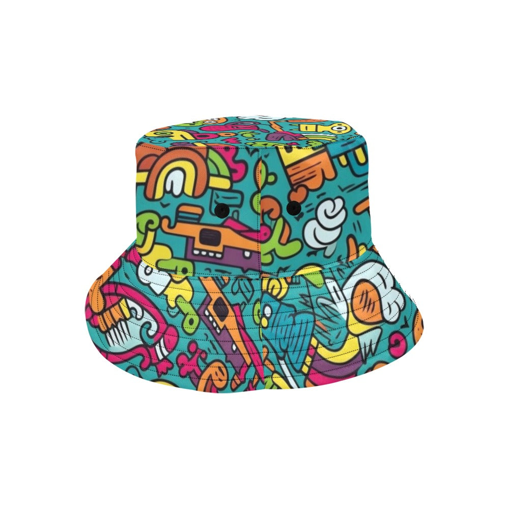 Crazy Characters - Mens Bucket Hat