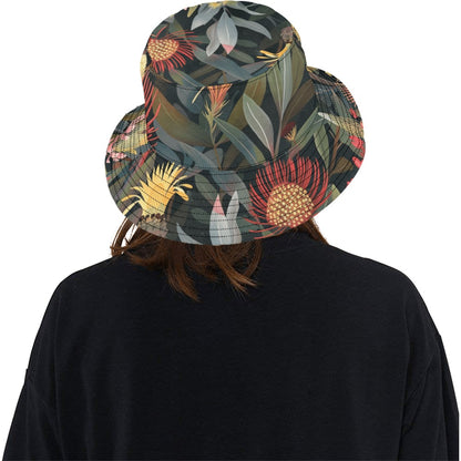 Australian Native Flowers - Womens Bucket Hat