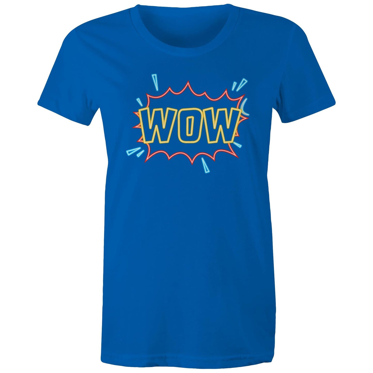 Wow, Comic Book - Womens T-shirt