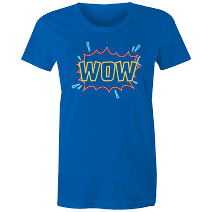 Wow, Comic Book - Womens T-shirt