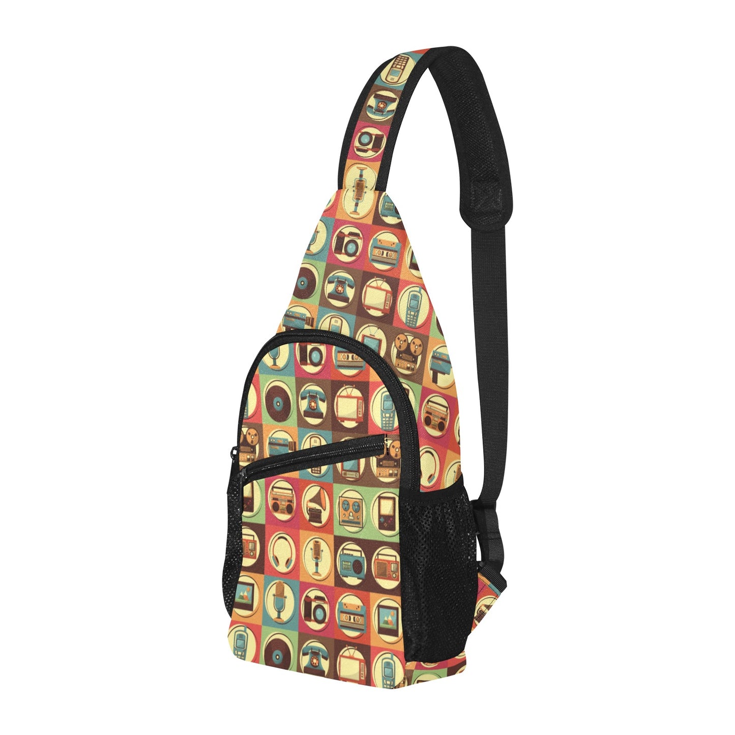 Retro Life - Chest Bag With Full Print