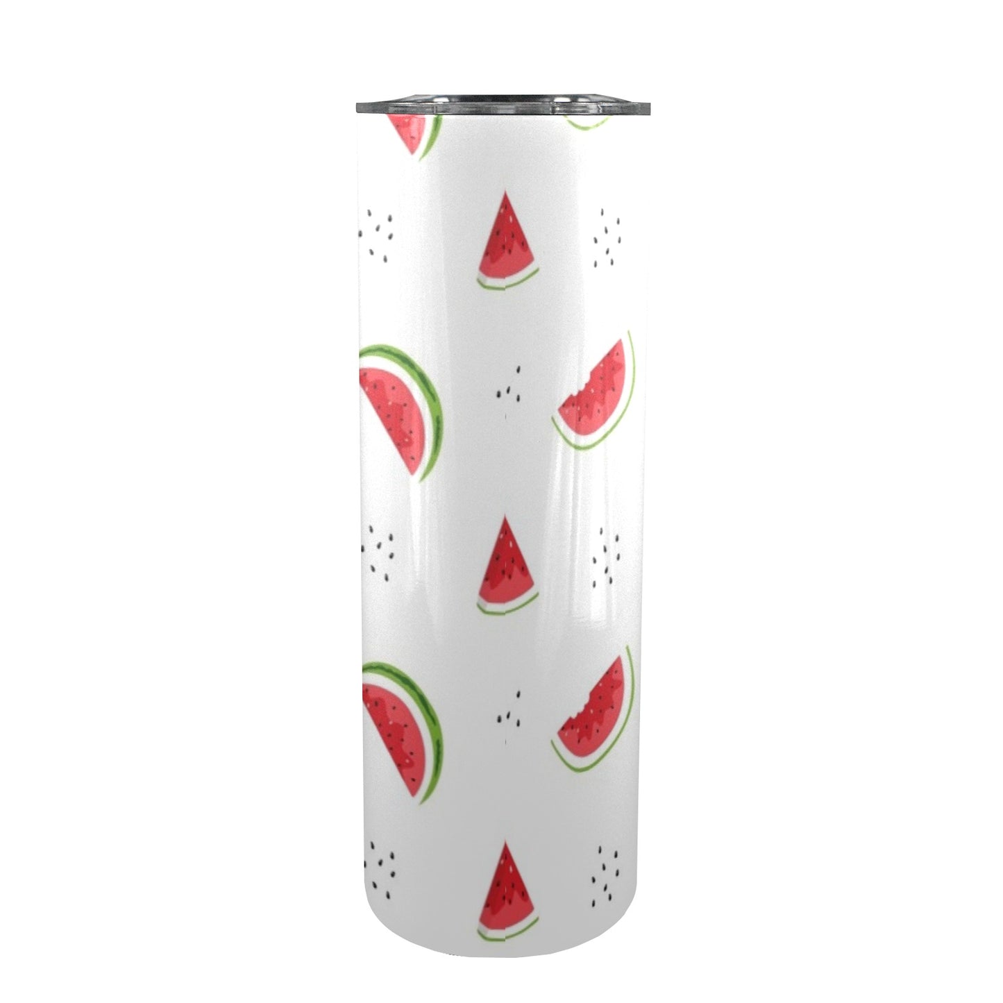 Watermelon - 20oz Tall Skinny Tumbler with Lid and Straw