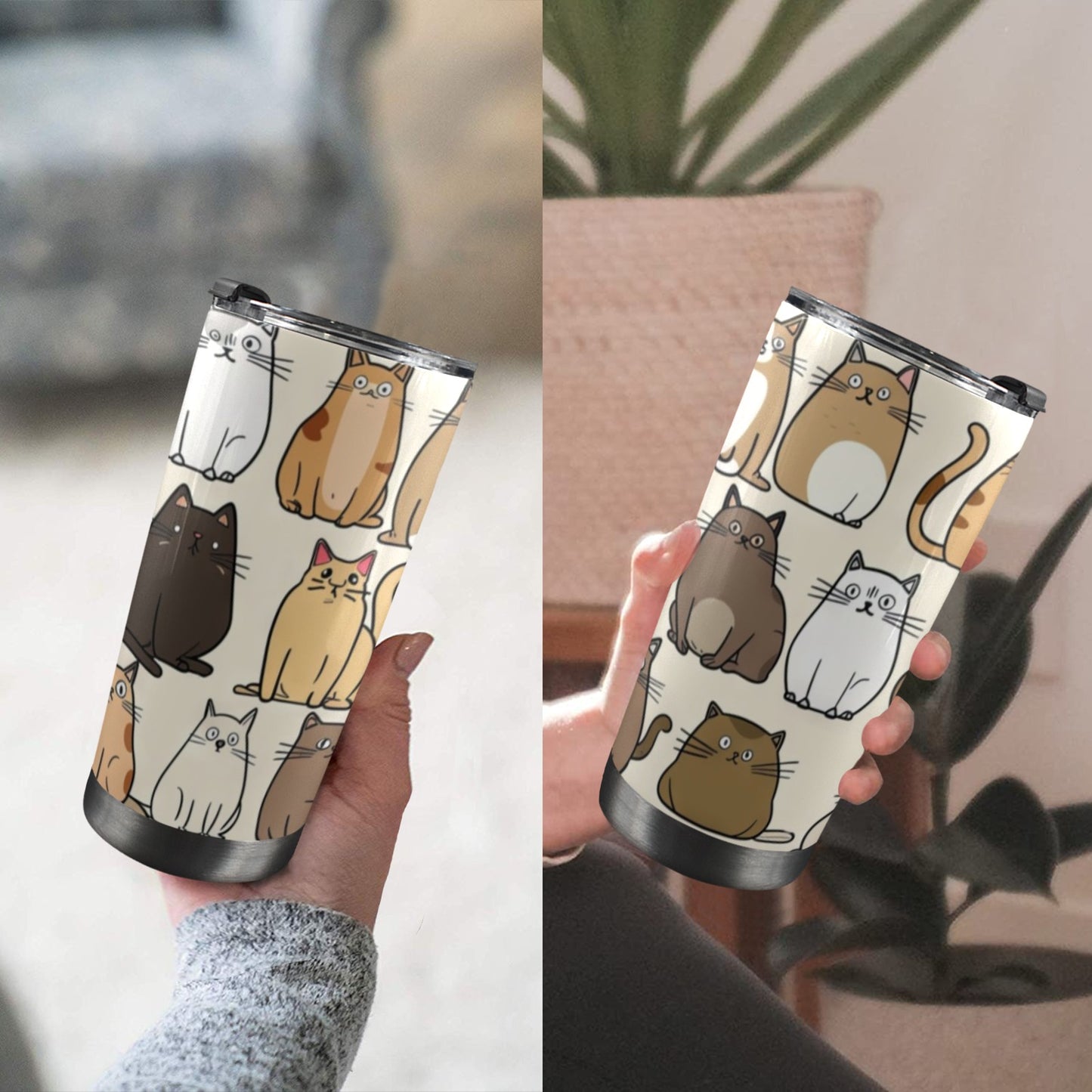 Lots Of Cats - 20oz Travel Mug / Tumbler