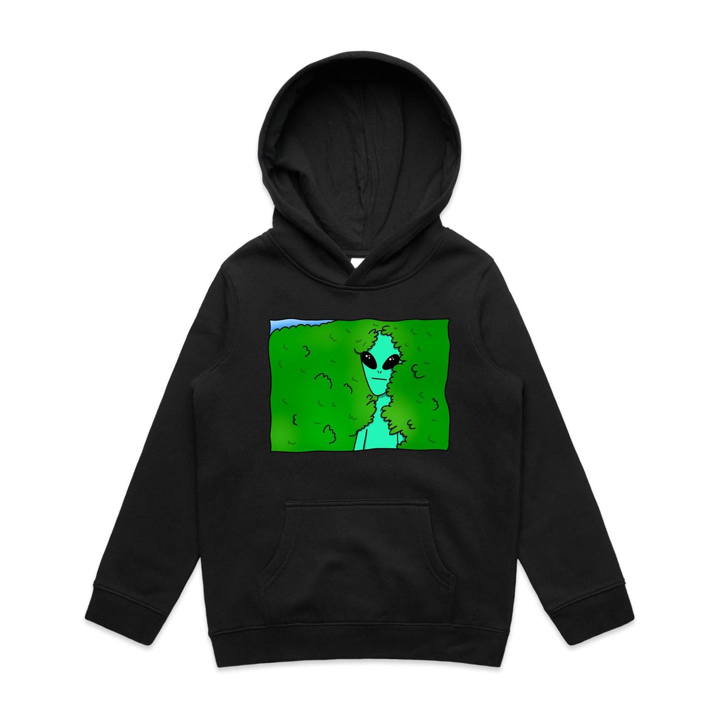 Alien Backing Into Hedge Meme - Youth Supply Hood