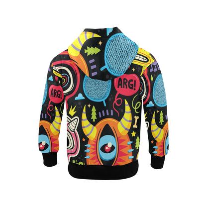 Monster Kids - Junior Boys Zip Up Hoodie