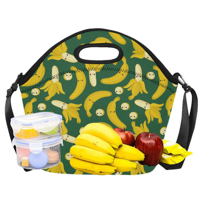 Happy Bananas - Neoprene Lunch Bag/Large Neoprene Lunch Bag/Large Printed Offshore