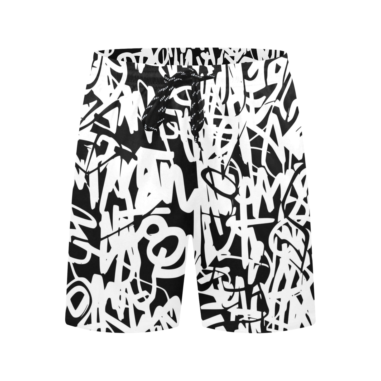 Graffiti - Men's Mid-Length Beach Shorts