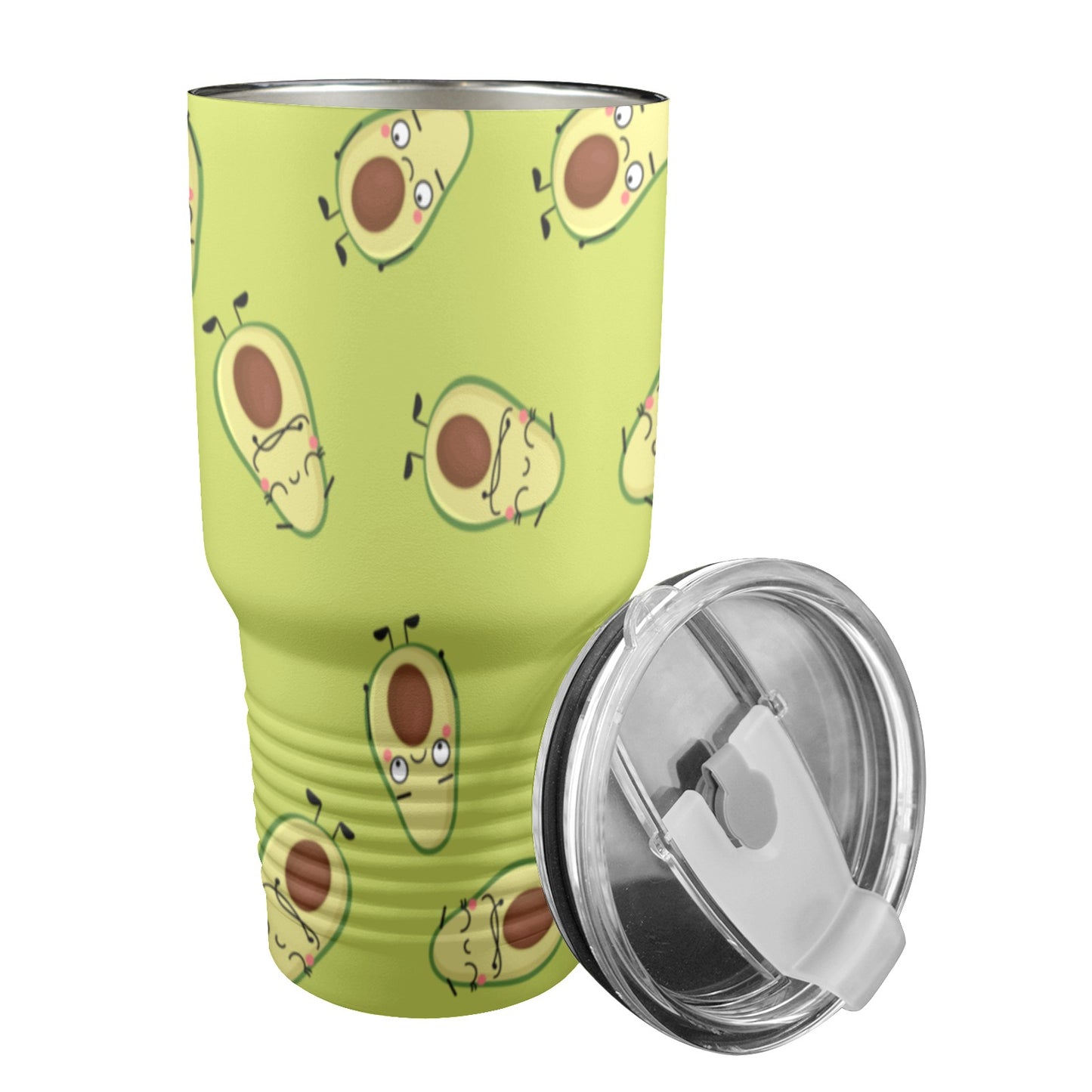 Avocado Characters - 30oz Insulated Stainless Steel Mobile Tumbler