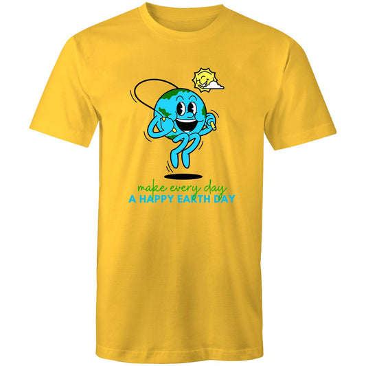 Make Every Day A Happy Earth Day - Mens T-Shirt