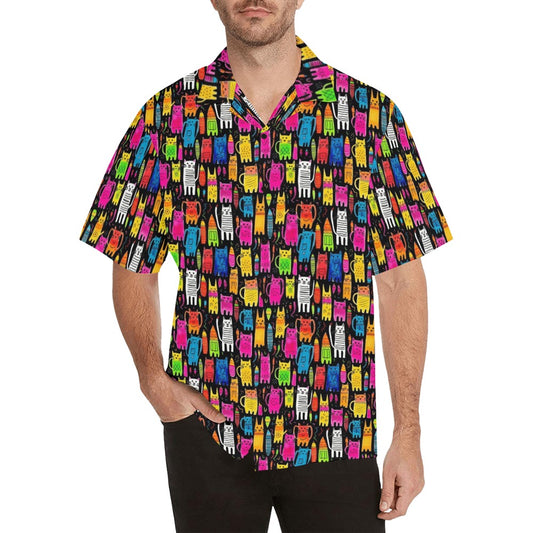 Colourful Cats - Hawaiian Shirt