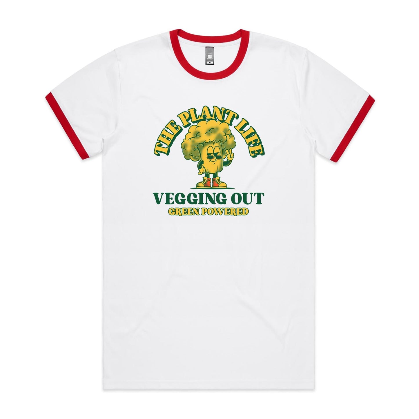 The Plant Life, Vegetarian - Staple Ringer Tee