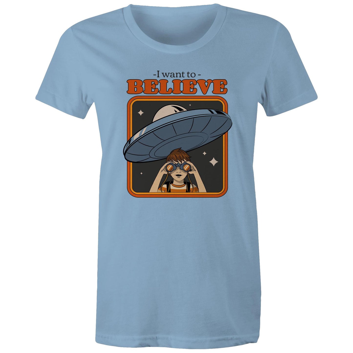 I Want To Believe, UFO - Womens T-shirt