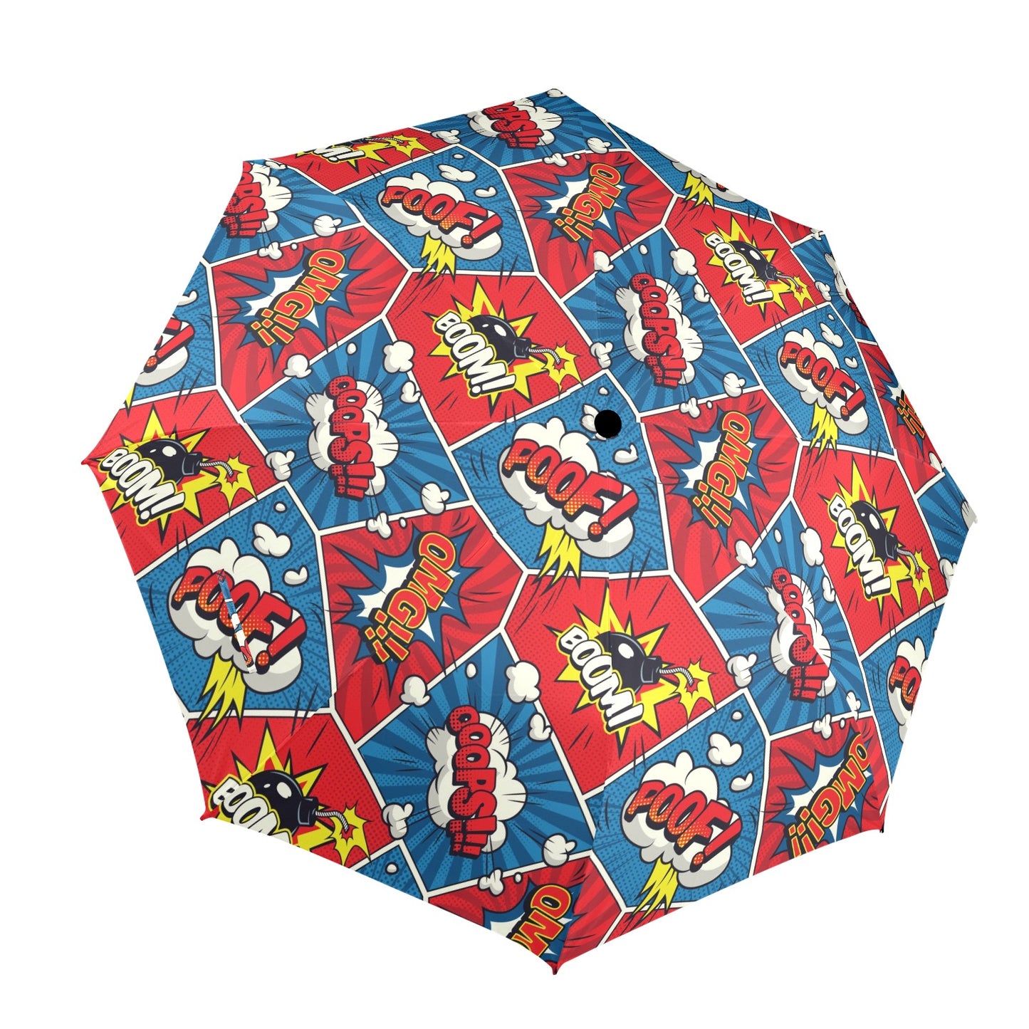 Comic Book Pop - Semi-Automatic Foldable Umbrella Semi-Automatic Foldable Umbrella