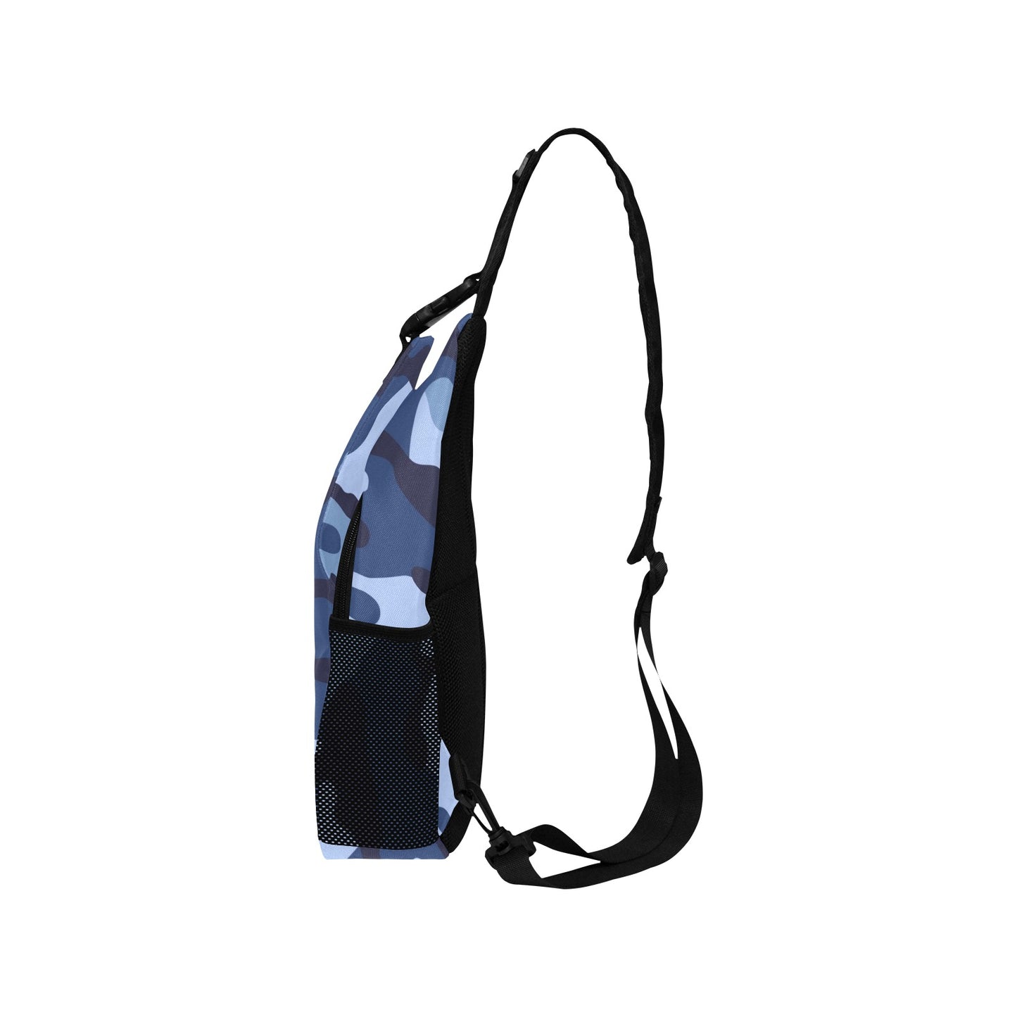 Blue Camouflage - Cross-Body Chest Bag Cross-Body Chest Bag