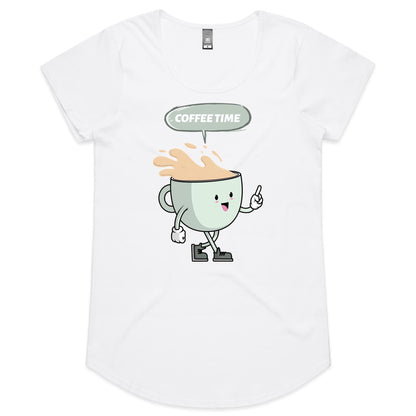 Coffee Time - Womens Scoop Neck T-Shirt