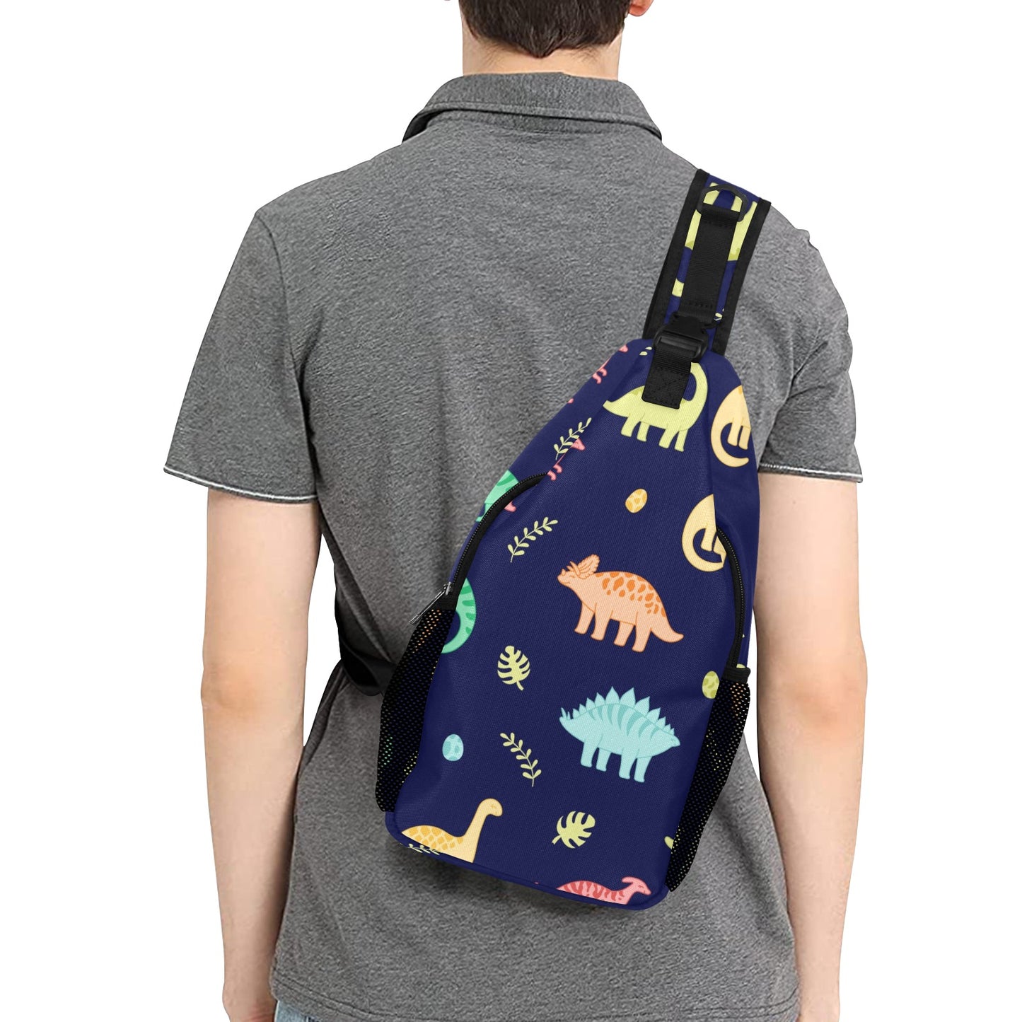 Dinosaurs - Cross-Body Chest Bag Cross-Body Chest Bag Printed Offshore